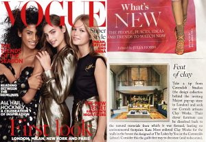 Vogue magazine endorses Clayworks.