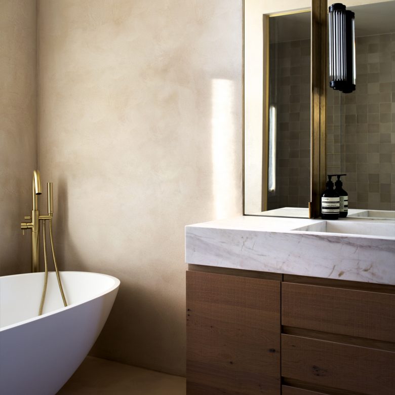 Bathrooms Clayworks, What Finish To Use For Bathroom Walls